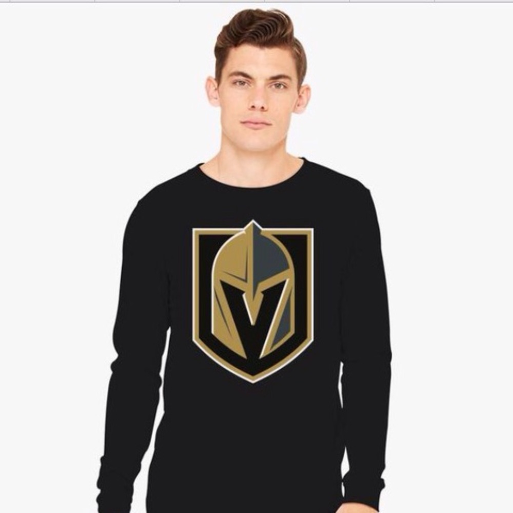 Men's long sleeve Golden Knights tshirt